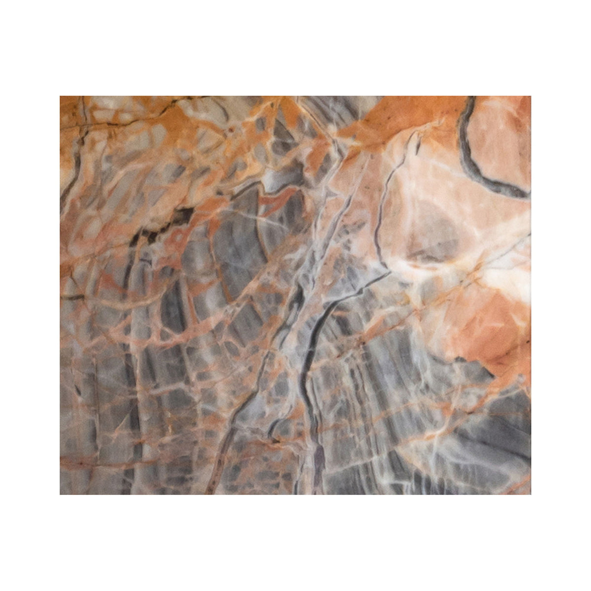 Blair - Accent Table Levante Marble - Orange
