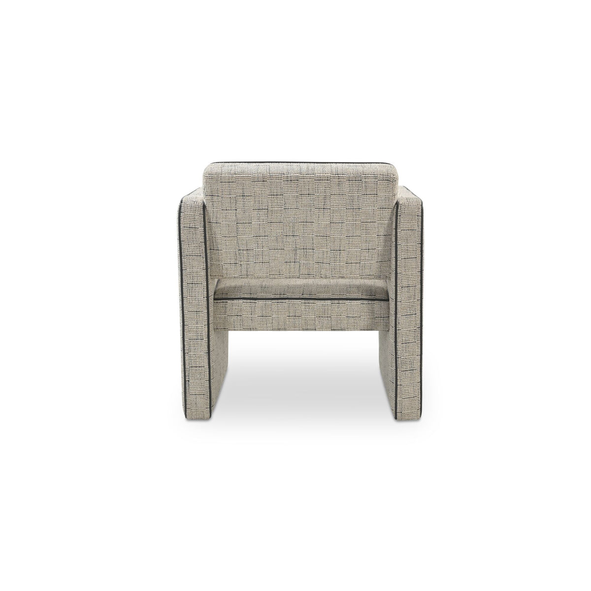 Harris - Accent Chair - Black / Beige Weave