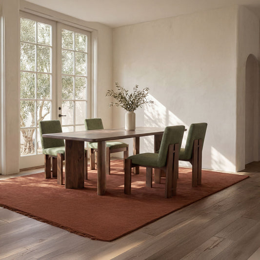 Lia - Dining Table - Dark Brown