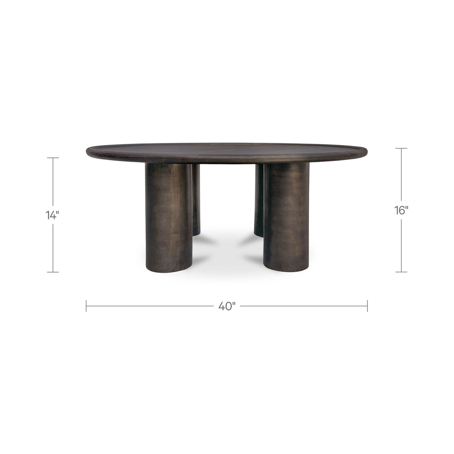 Deacon - Outdoor Coffee Table - Deep Bronze