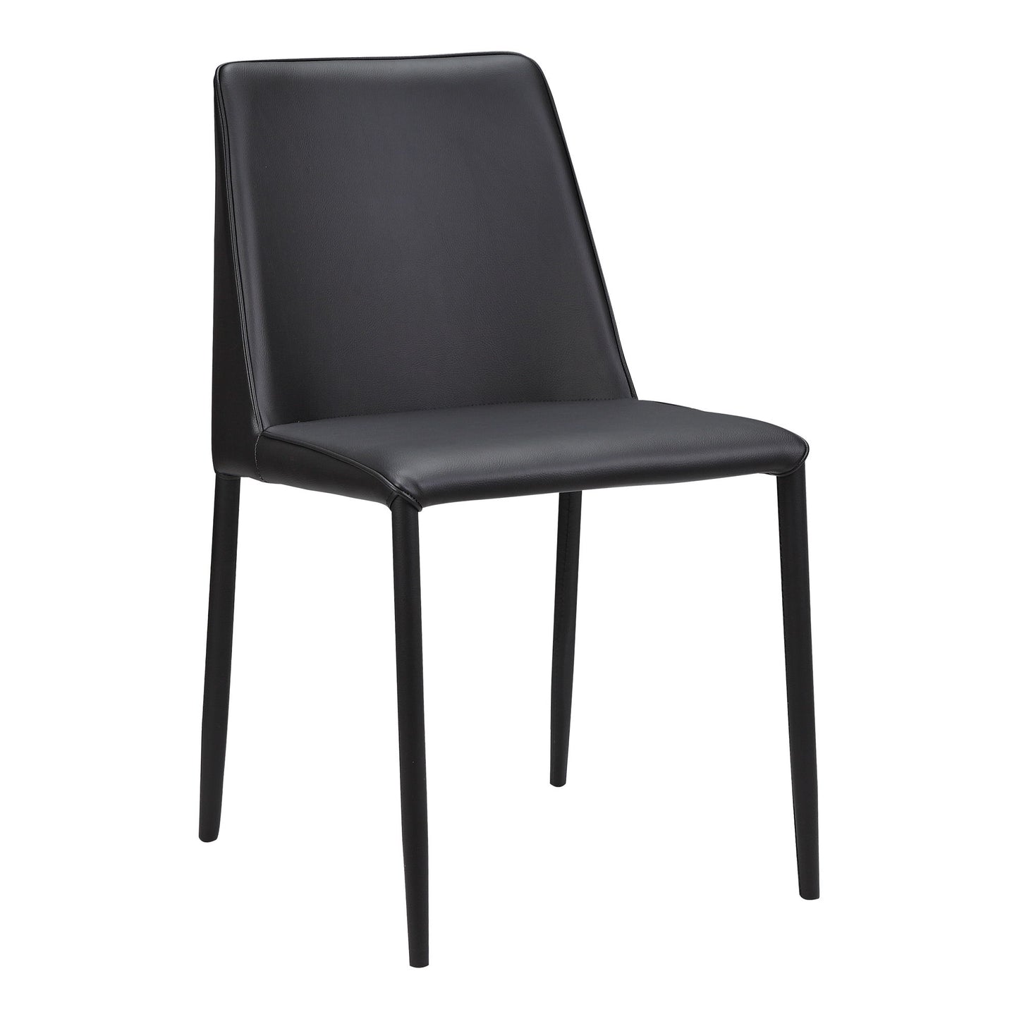 Nora - Vegan Leather Dining Chair (Set of 2) - Black