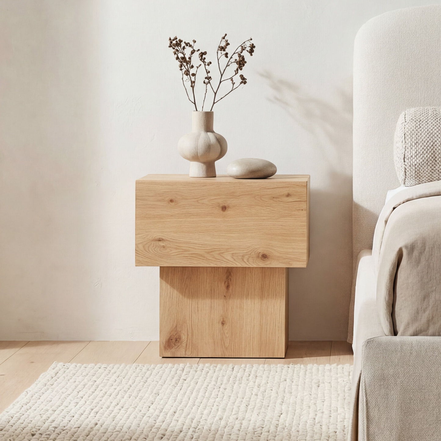 Shawn - Nightstand - Natural