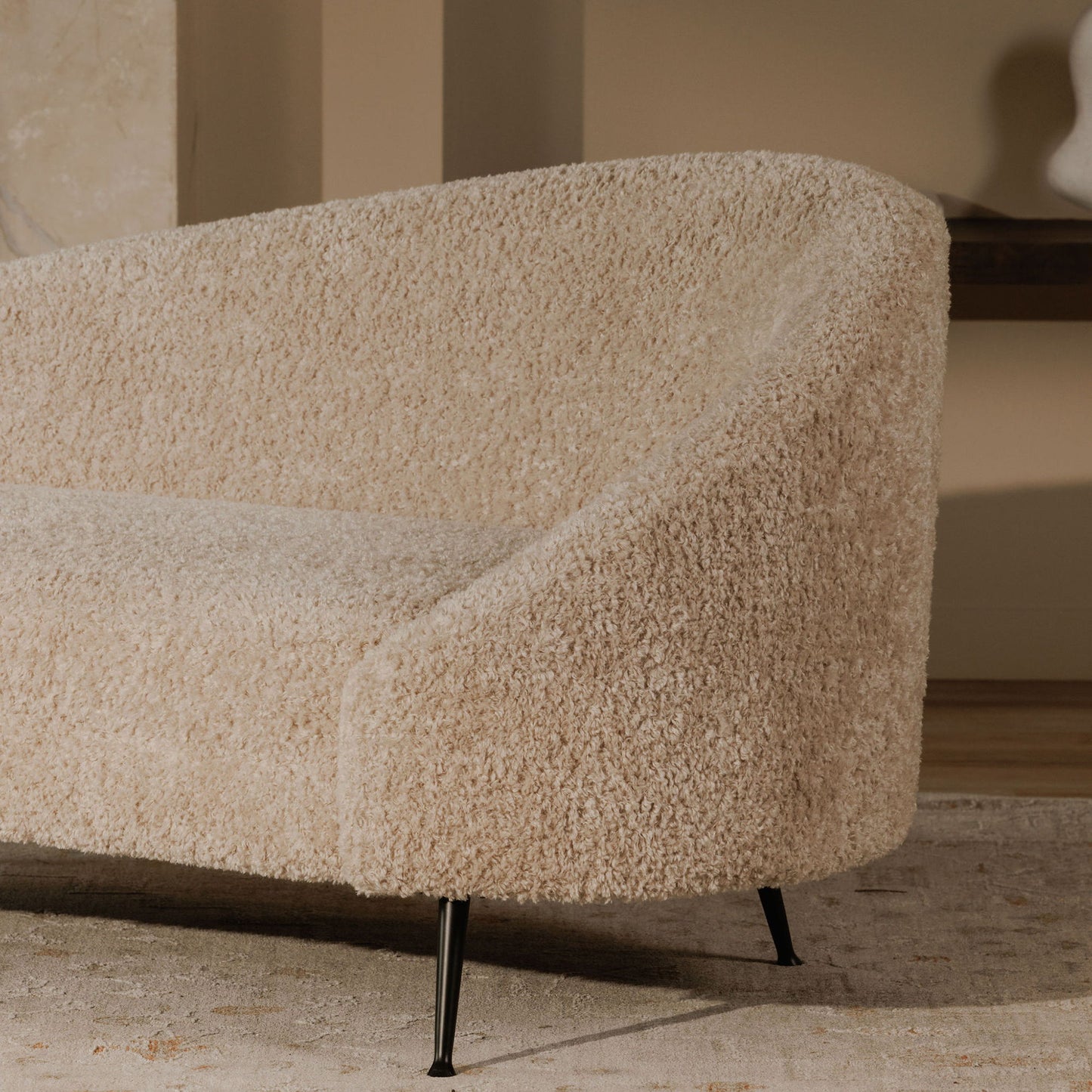 Abigail - Chaise - Light Brown