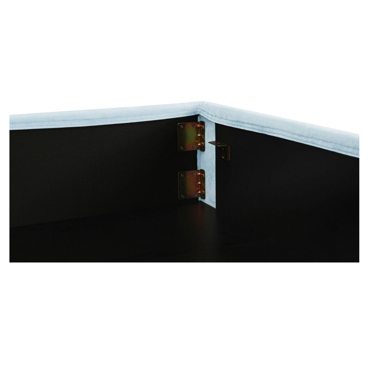 Joan - King Storage Bed - Light Blue