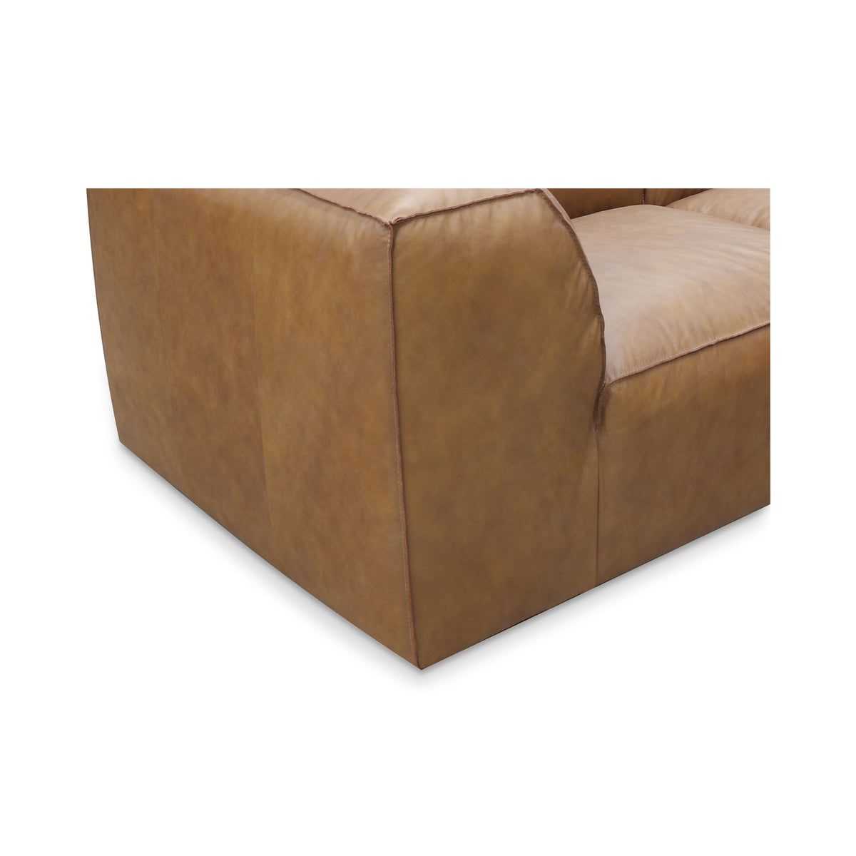 Form - Classic L Modular Leather Sectional - Sonoran Tan