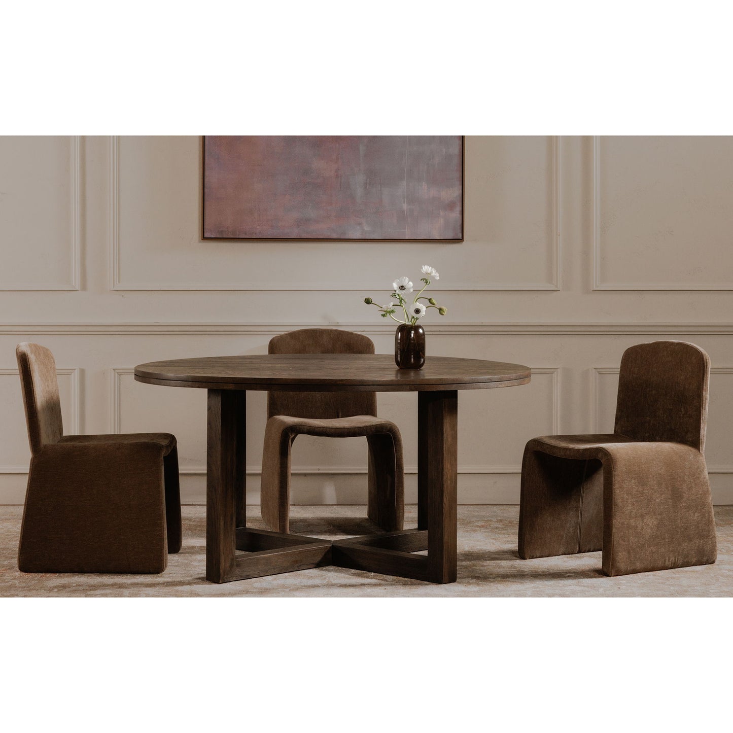 Ella - Side Chair - Light Brown