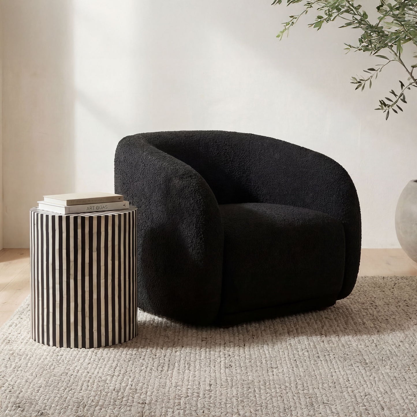 Faye - Accent Chair - Black