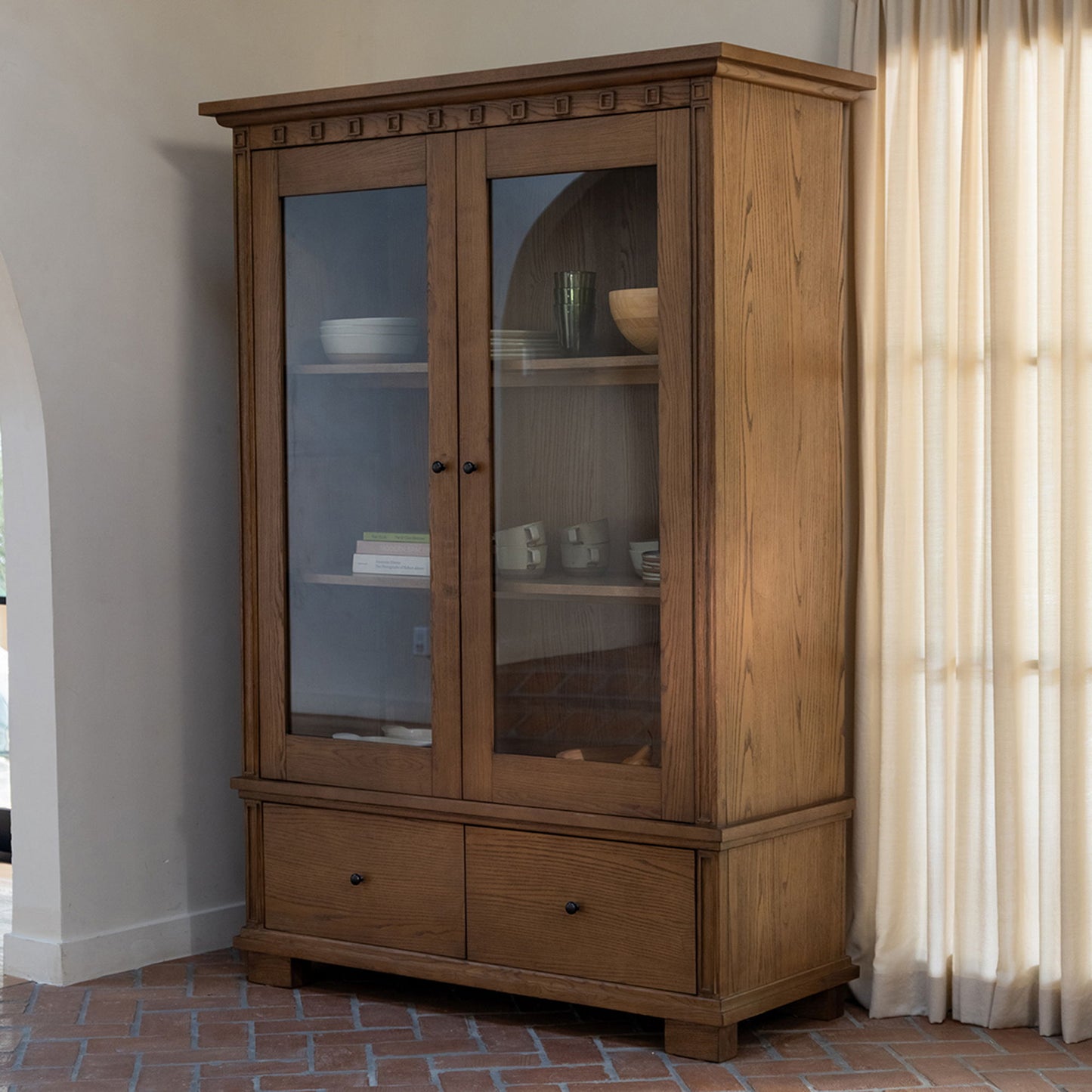 Lillian - Tall Cabinet - Brown