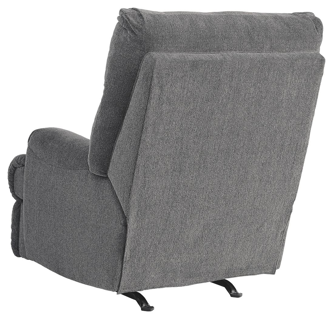 Man Fort - Graphite - Rocker Recliner - Fabric