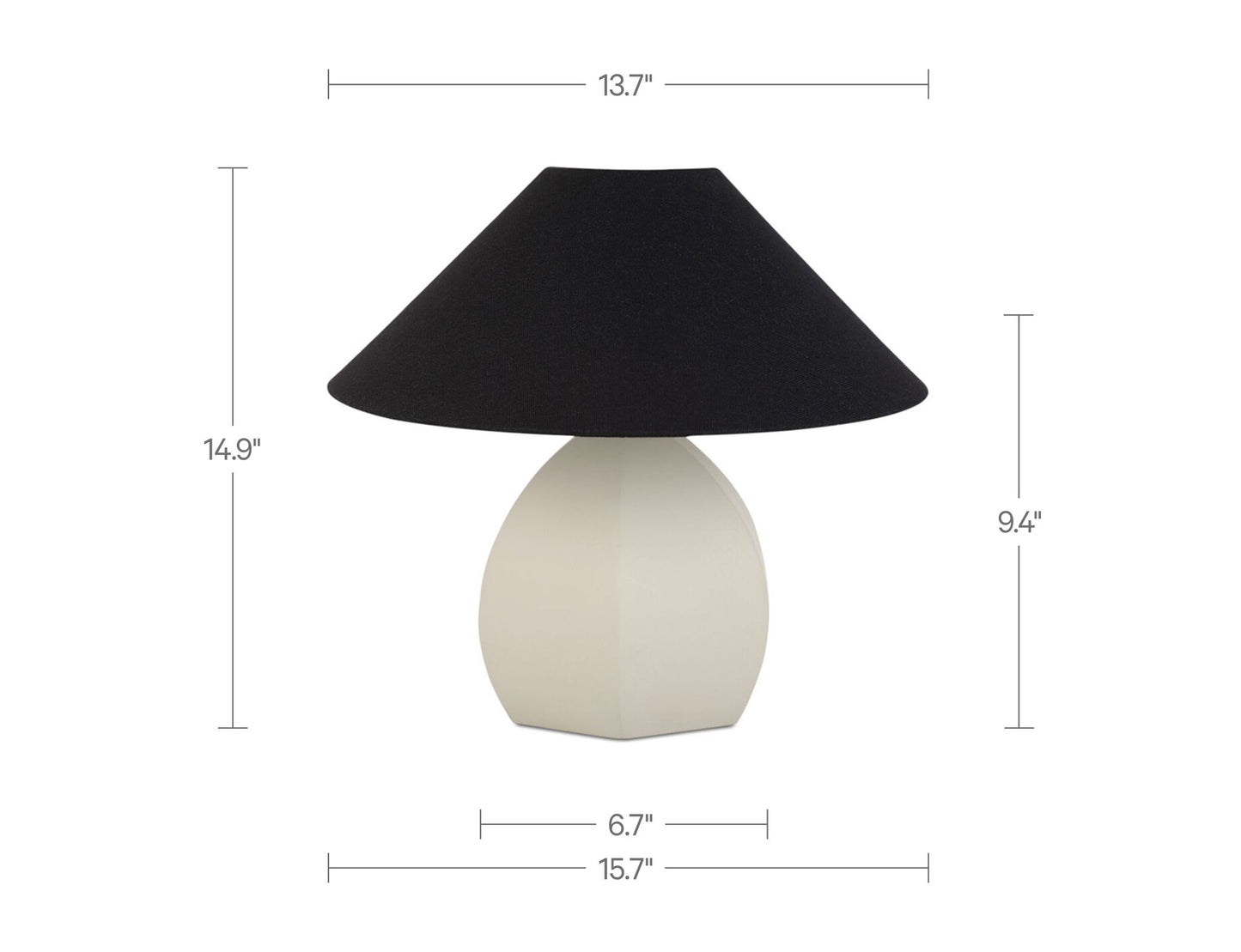Keeley - Table Lamp - White