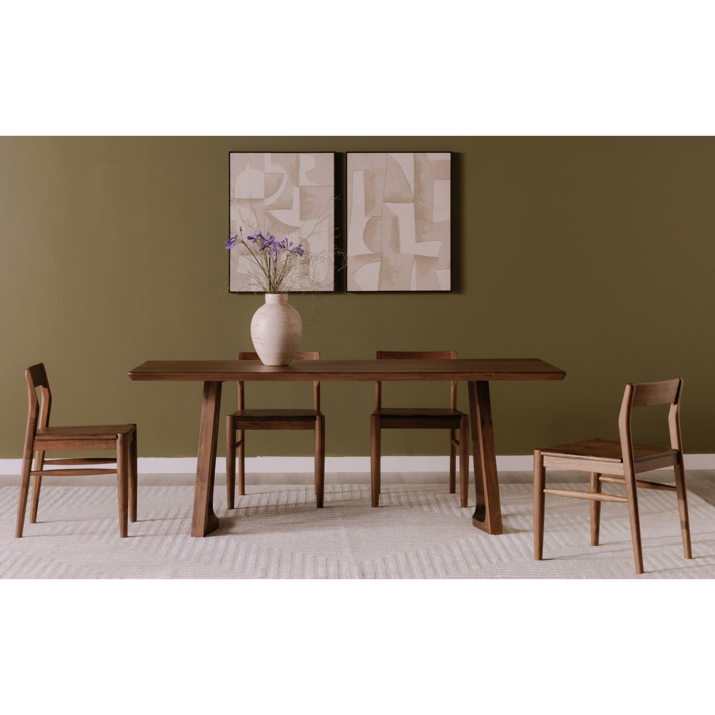 Owing - Dining Chair (Set of 2) - Walnut Brown