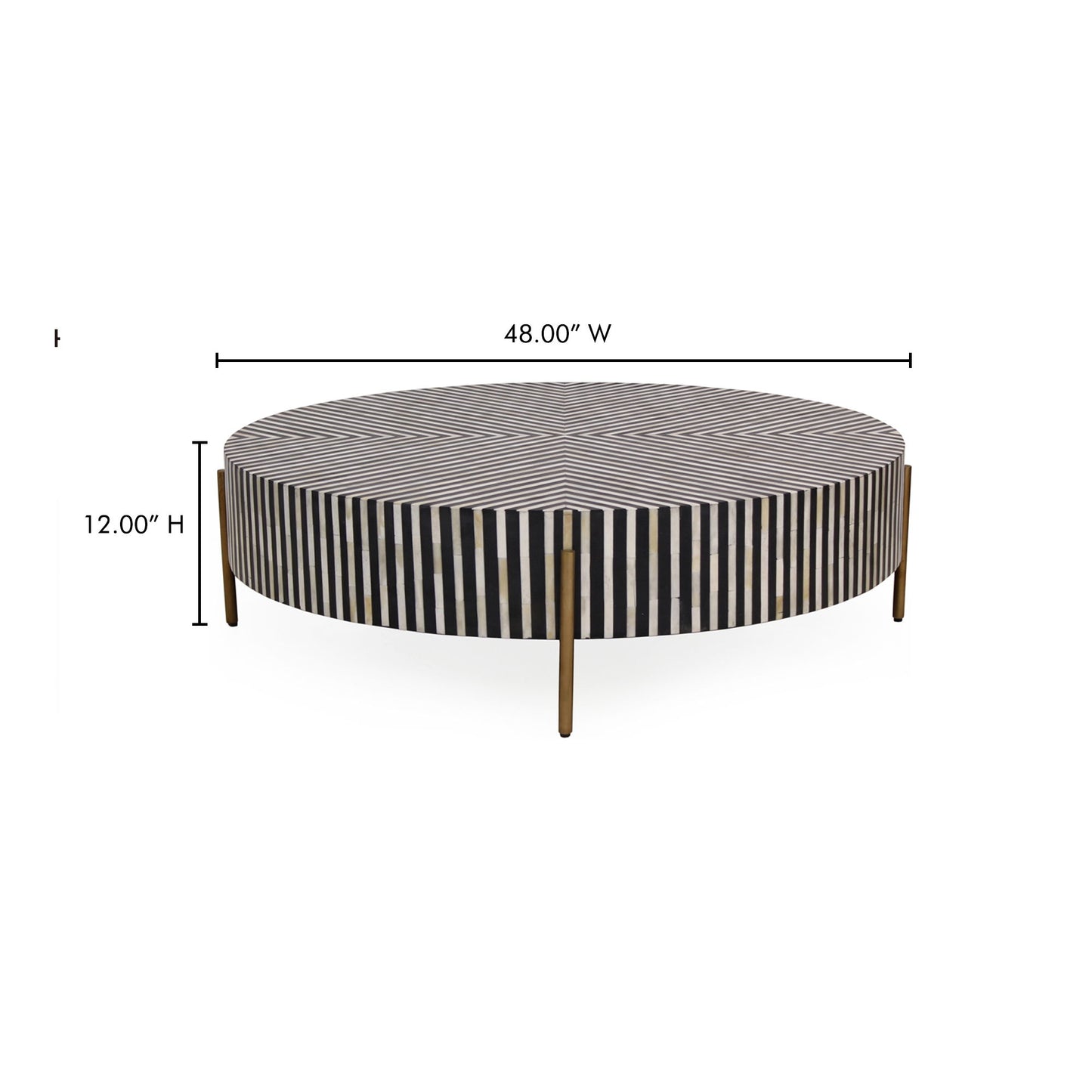 Chameau - Large Coffee Table - Dark Gray