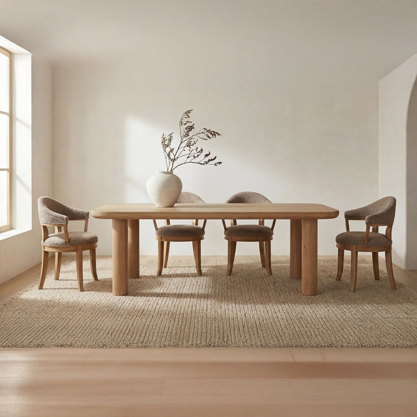 Anders - Large Dining Table - Natural