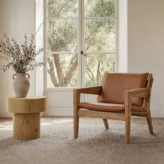 Corey - Side Table Rustic - Oak / Natural