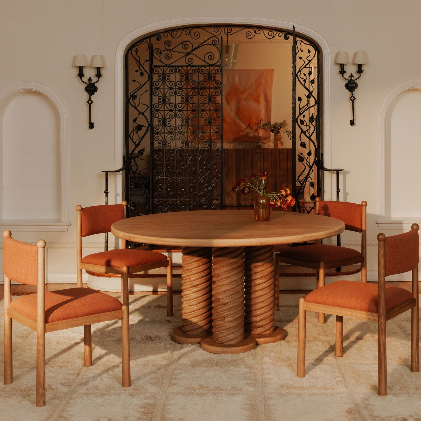 Villetta - Dining Chair (Set of 2) - Deep Pink
