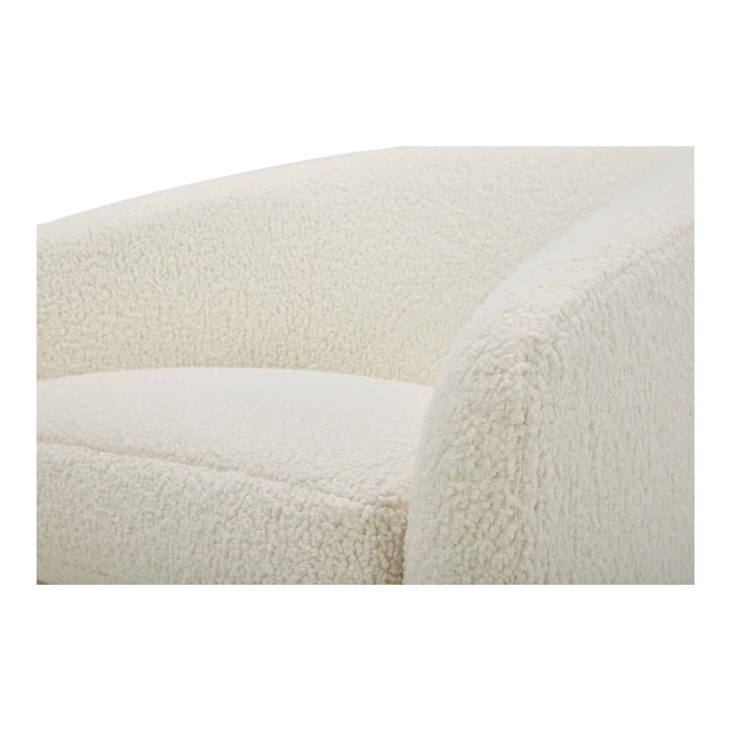 Oscy - Swivel Chair Vegan - Shearling White