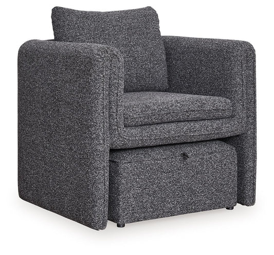 Vreni - Charcoal / Black - Accent Chair