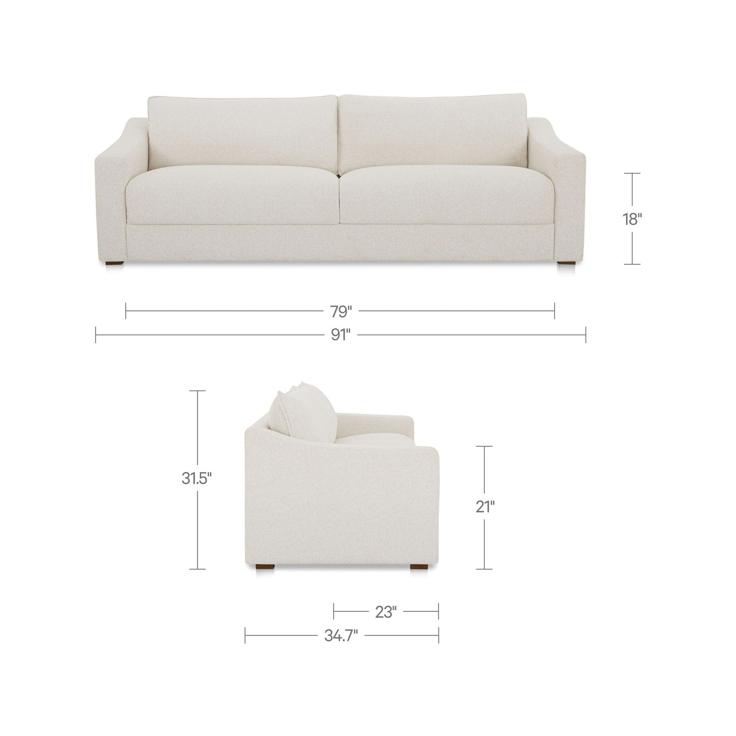 Farrow - Sofa - Flecked Oat