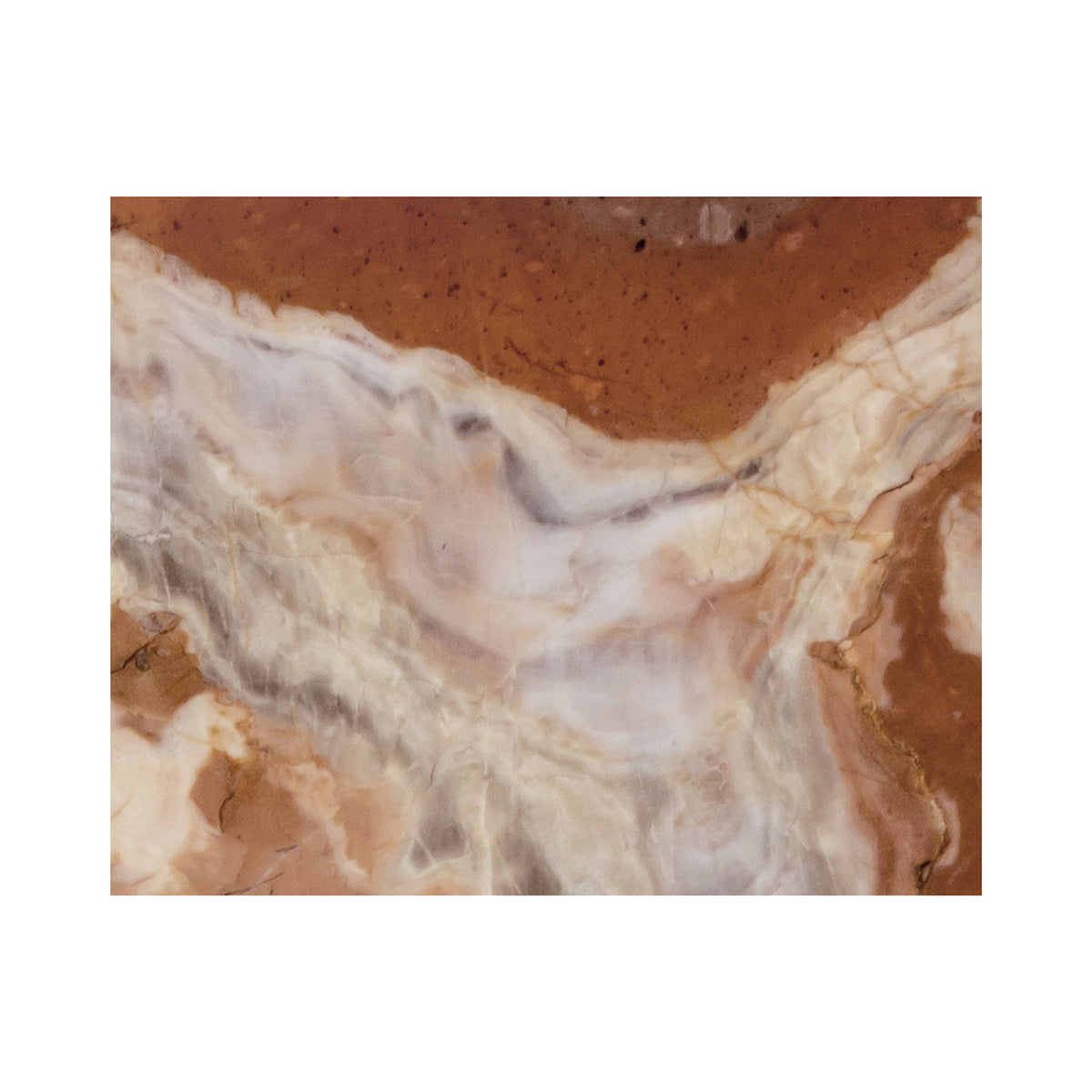 Grace - Accent Table Levante Marble - Orange