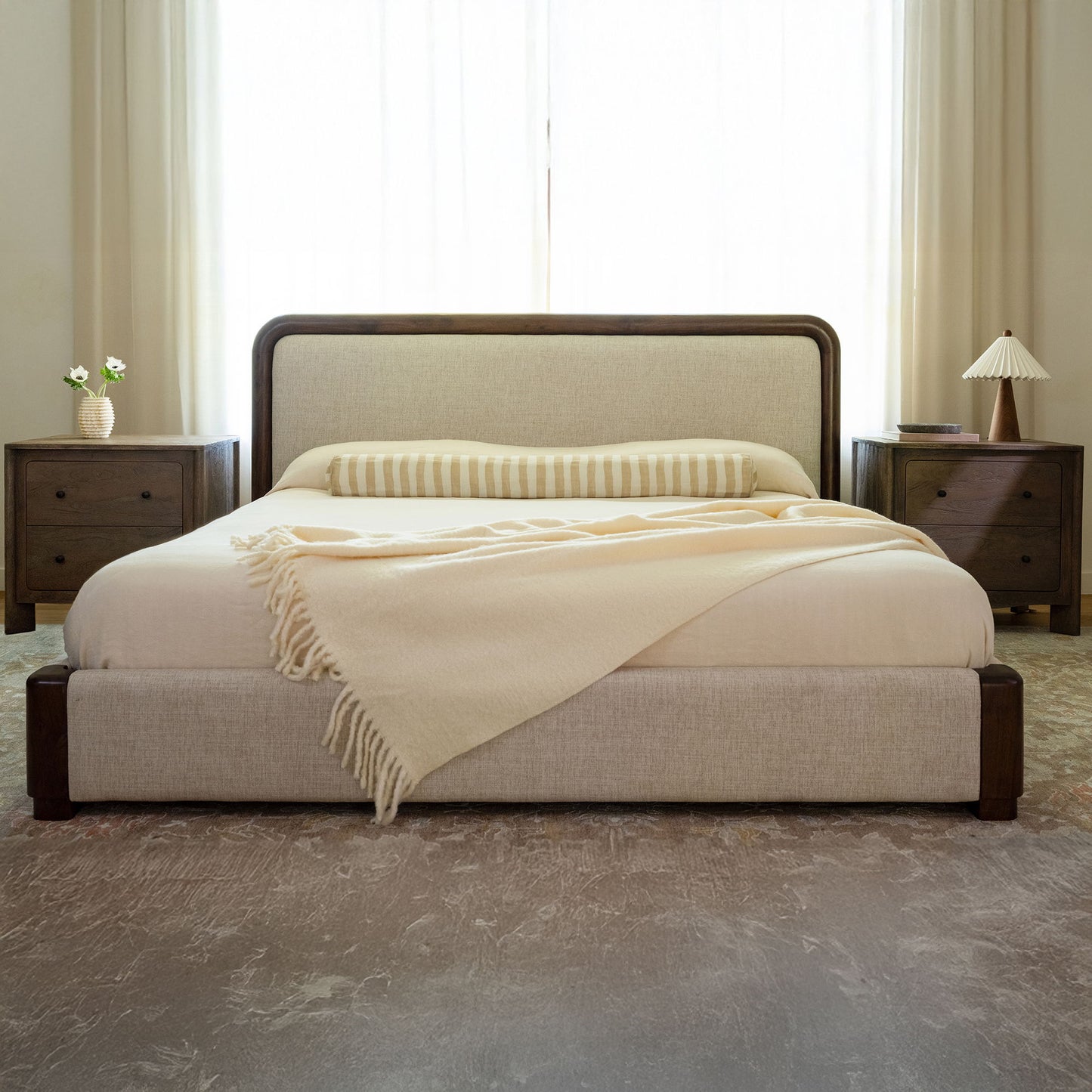 Bower - Queen Bed - Brown