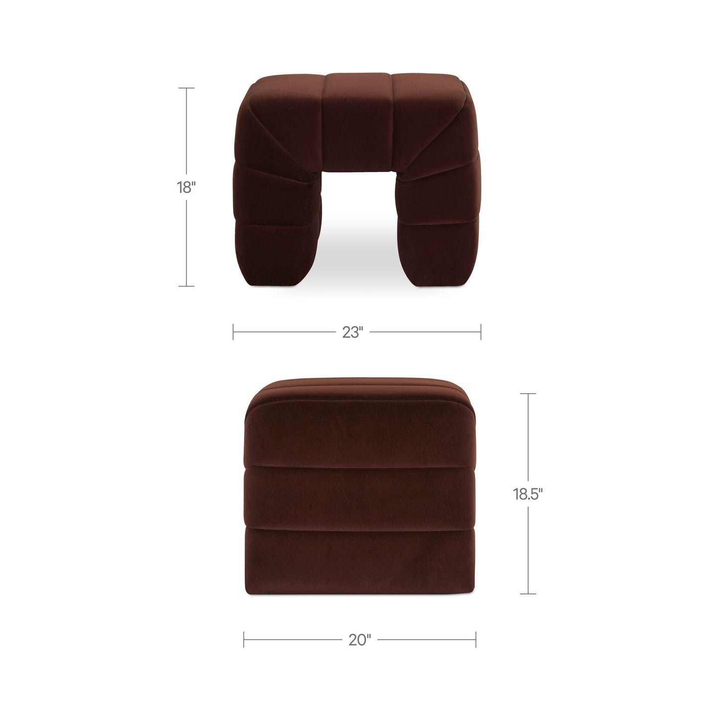Verity - Stool - Warm Brown