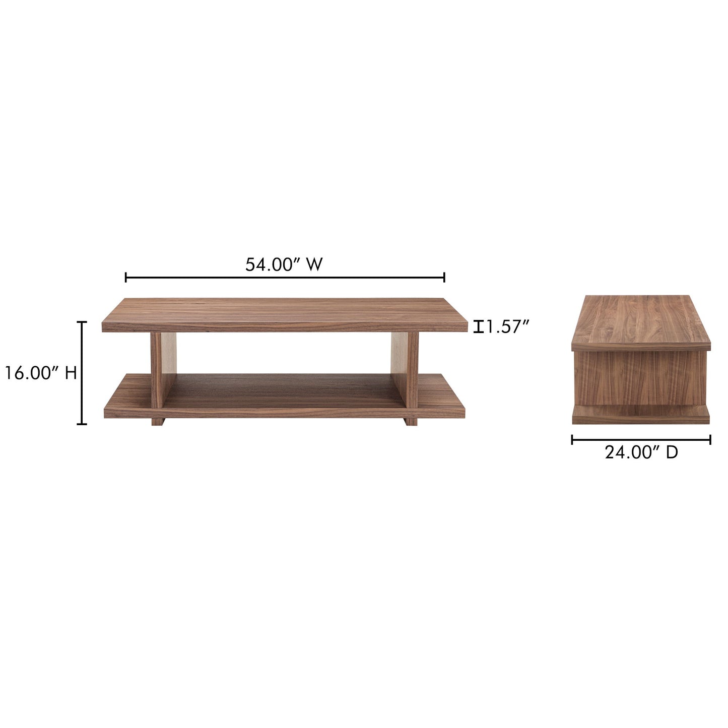 Miri - Coffee Table - Walnut