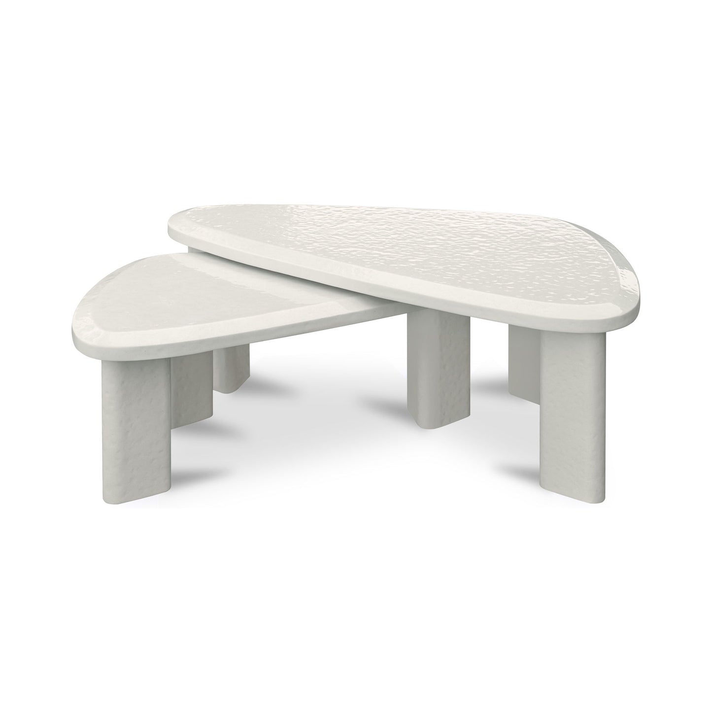Sophie - Outdoor Nesting Table Set - Cream Lacquer / Beige