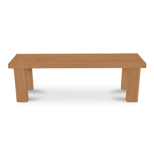 Marina - Outdoor Dining Bench - Light Brown