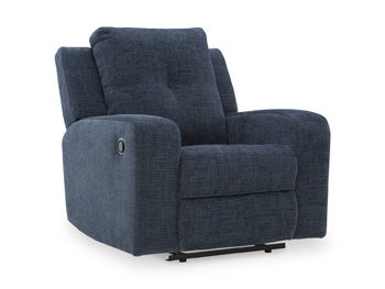 Danum - Ink - Zero Wall Recliner - Fabric