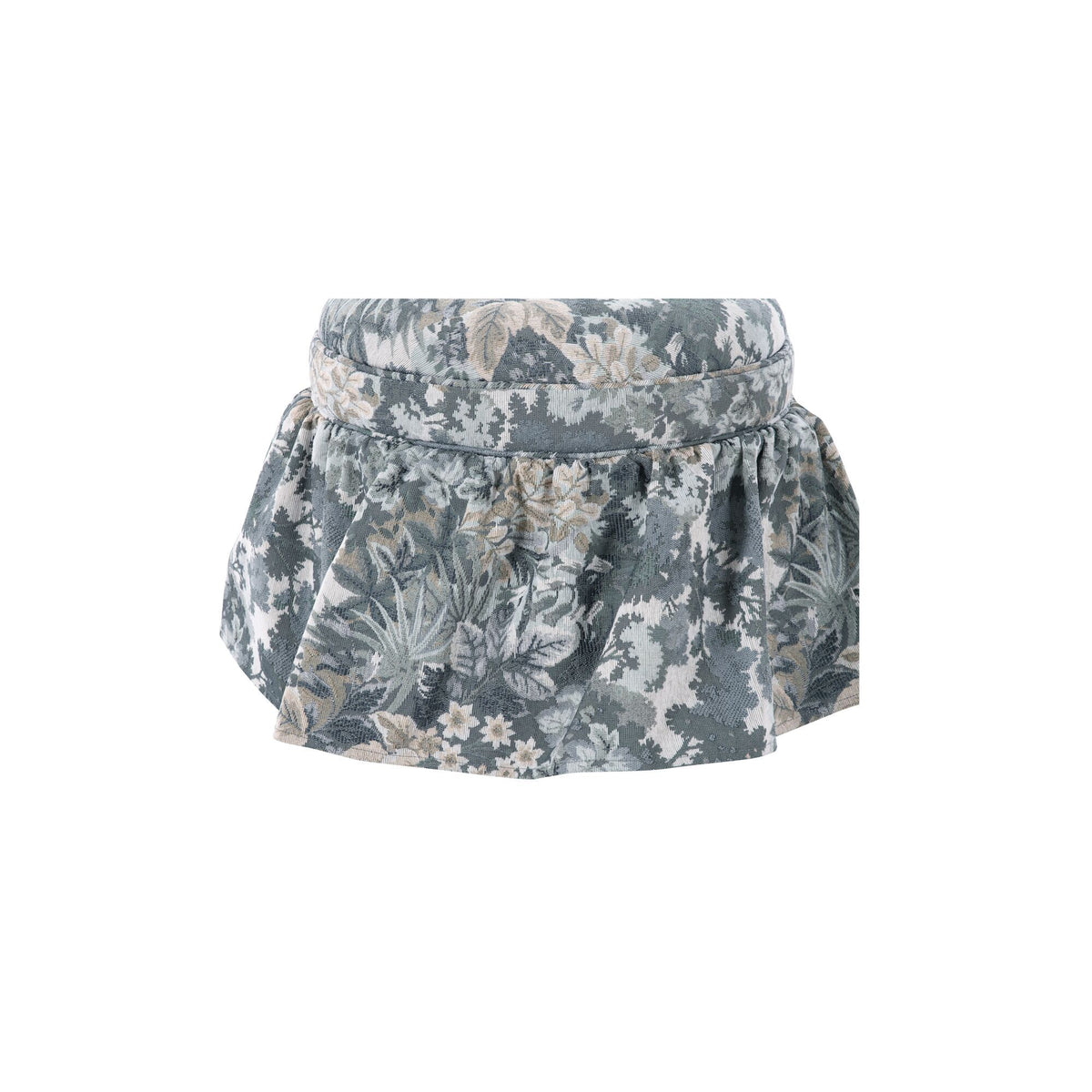 Heidi - Storage Ottoman Tapestry - Blue / Gray