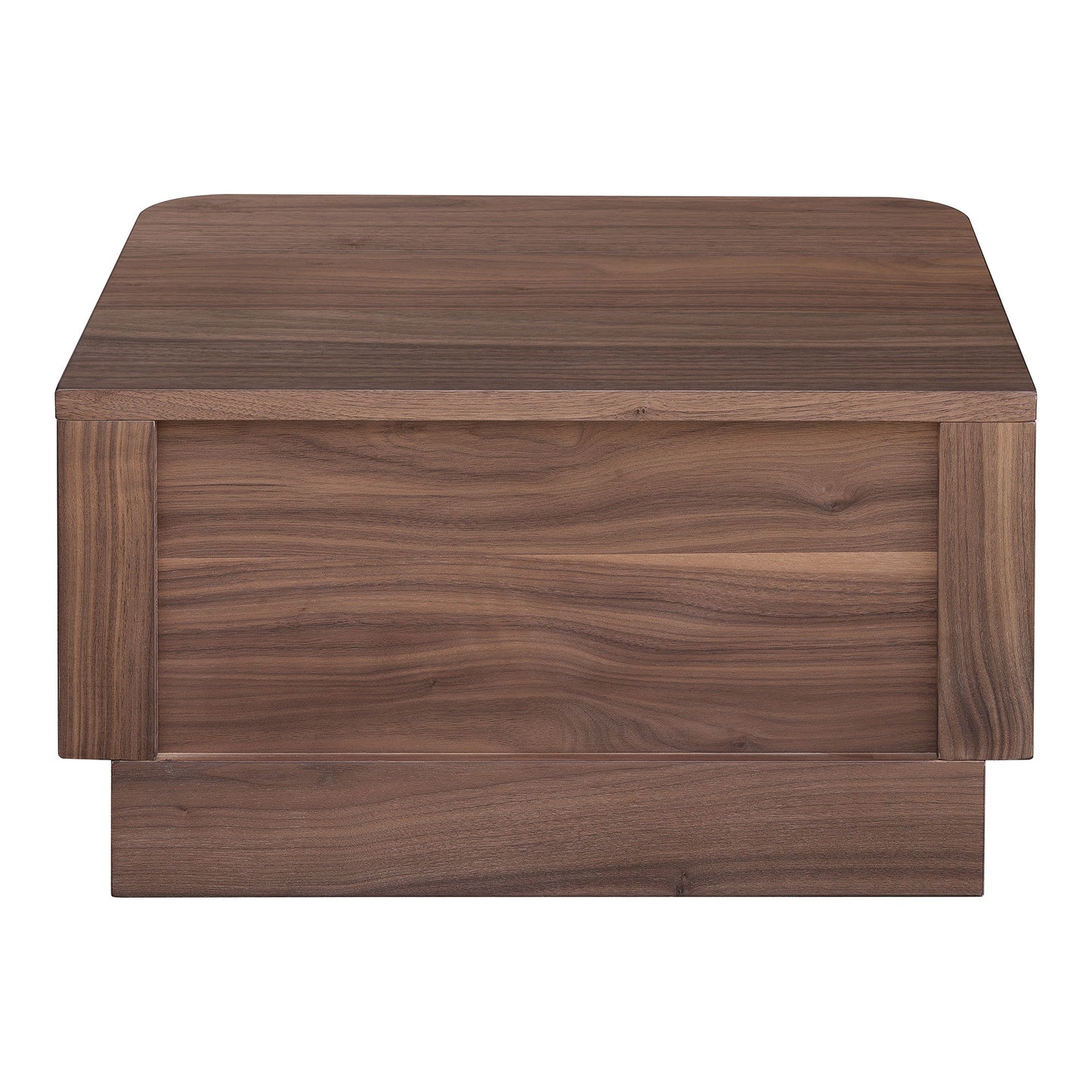 Round Off - Nightstand - Dark Brown