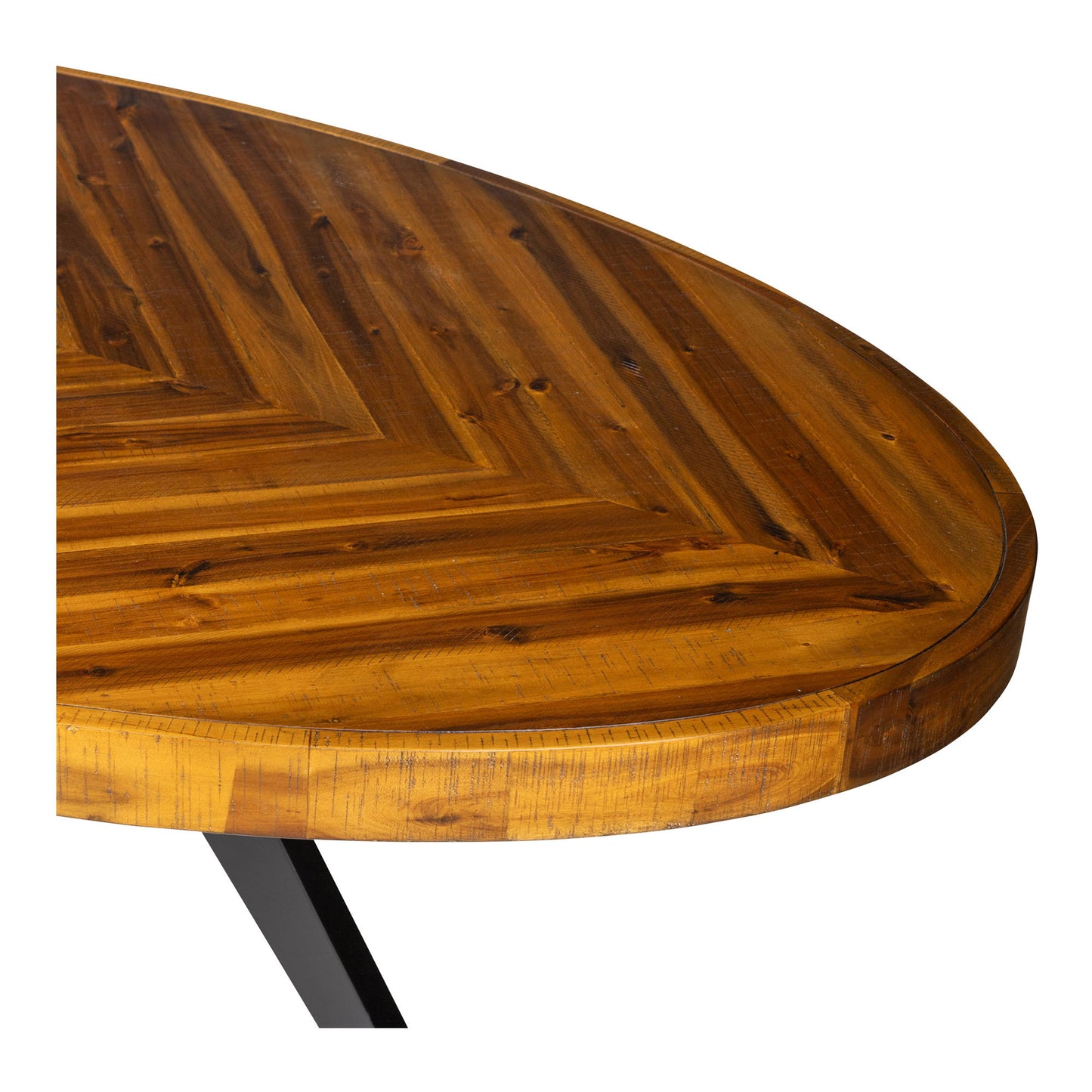 Parq - Oval Dining Table - Brown