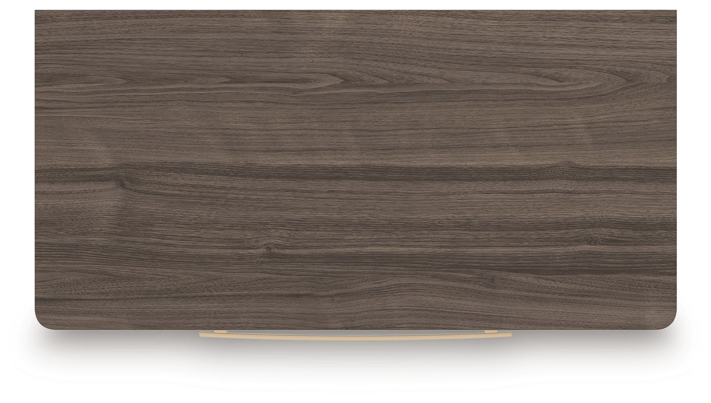 Kendanport - Brown / White - Five Drawer Chest