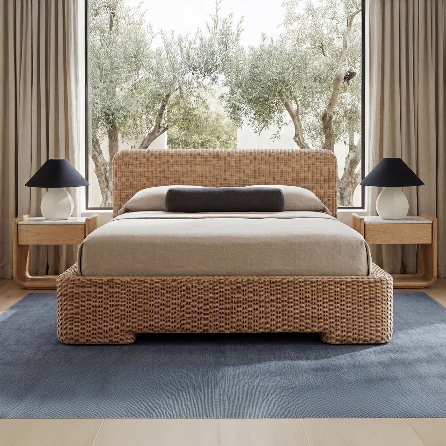 Claudia - Bed King - Natural