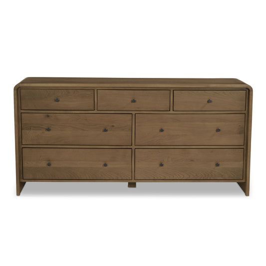 Riley - 7 Drawer Dresser - Oak
