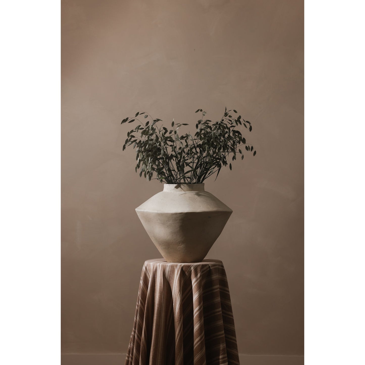 Raja - Large Decorative Vessel - White