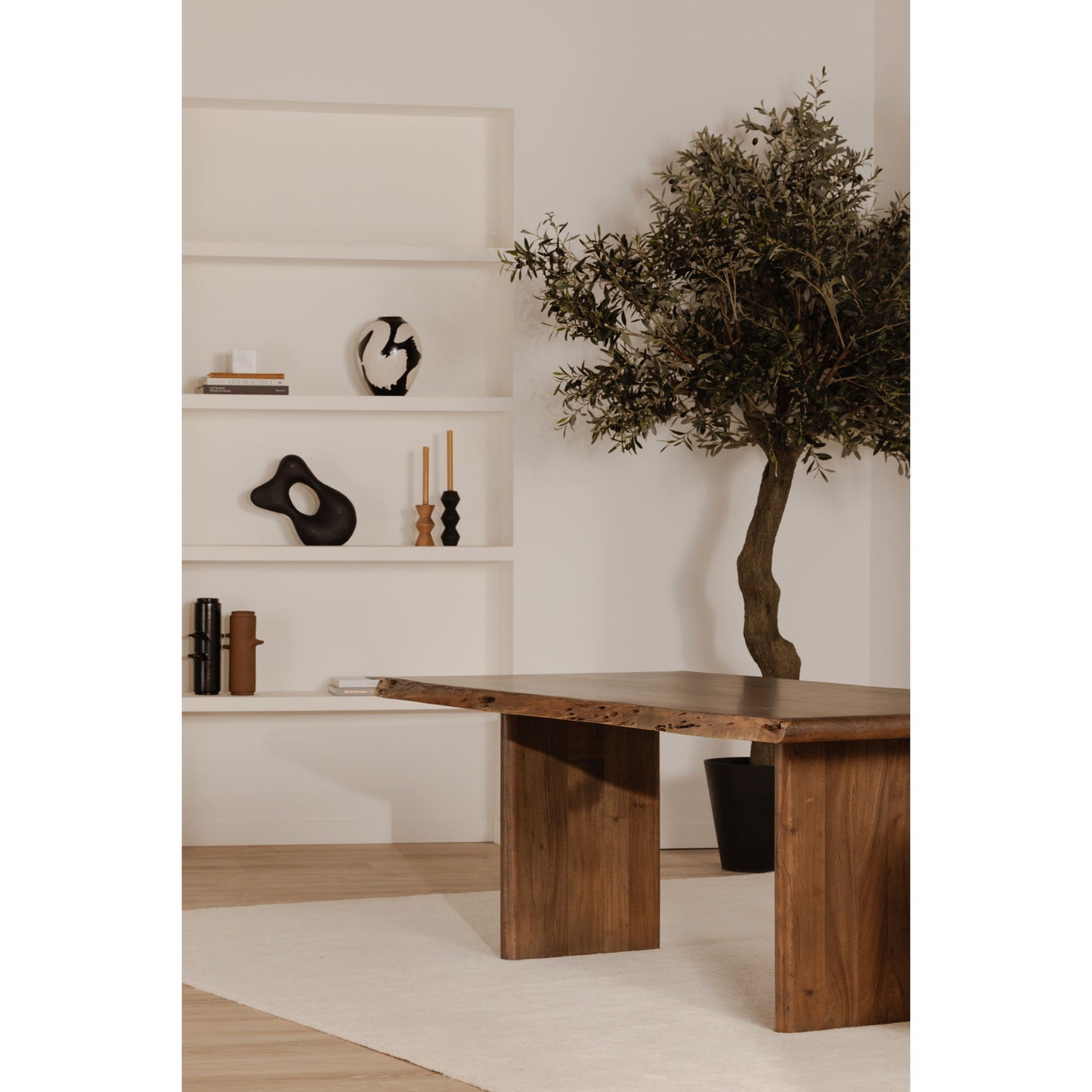 Lila - Small Dining Table - Brown