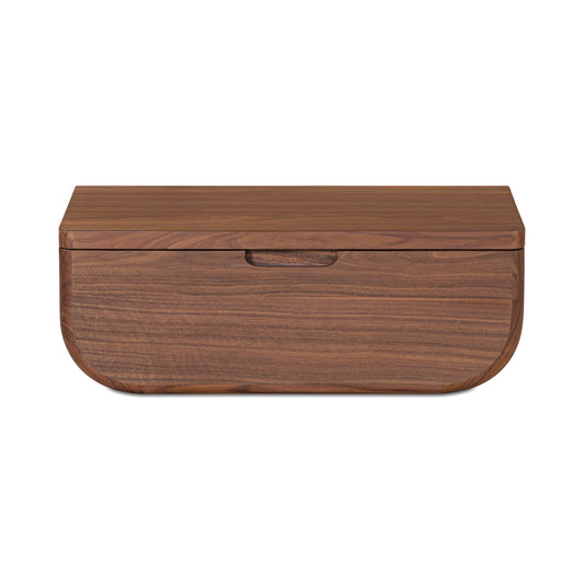 Hettie - Floating Nightstand - Dark Brown