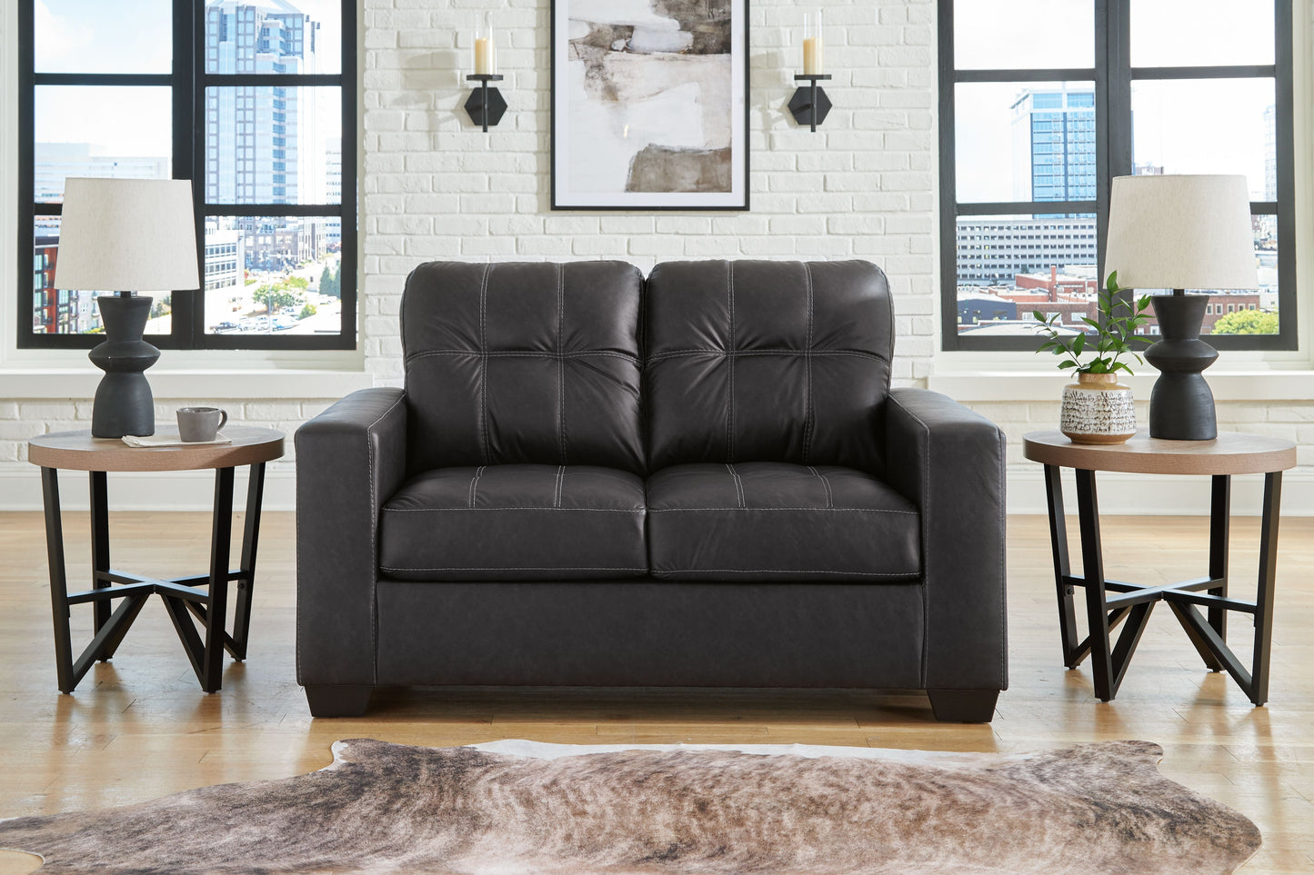 Barlin Mills - Carbon - Loveseat