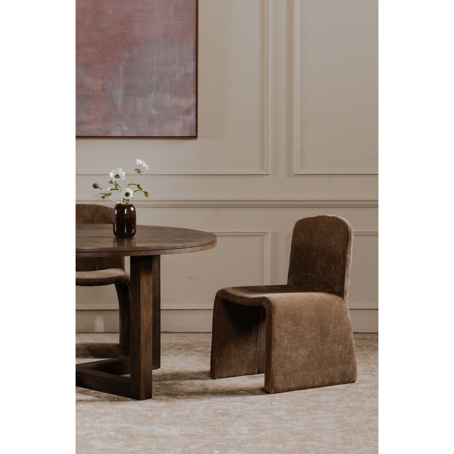 Joel - Dining Table - Dark Brown