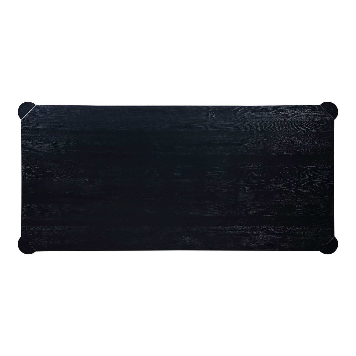 Post - Large Dining Table - Black Oak