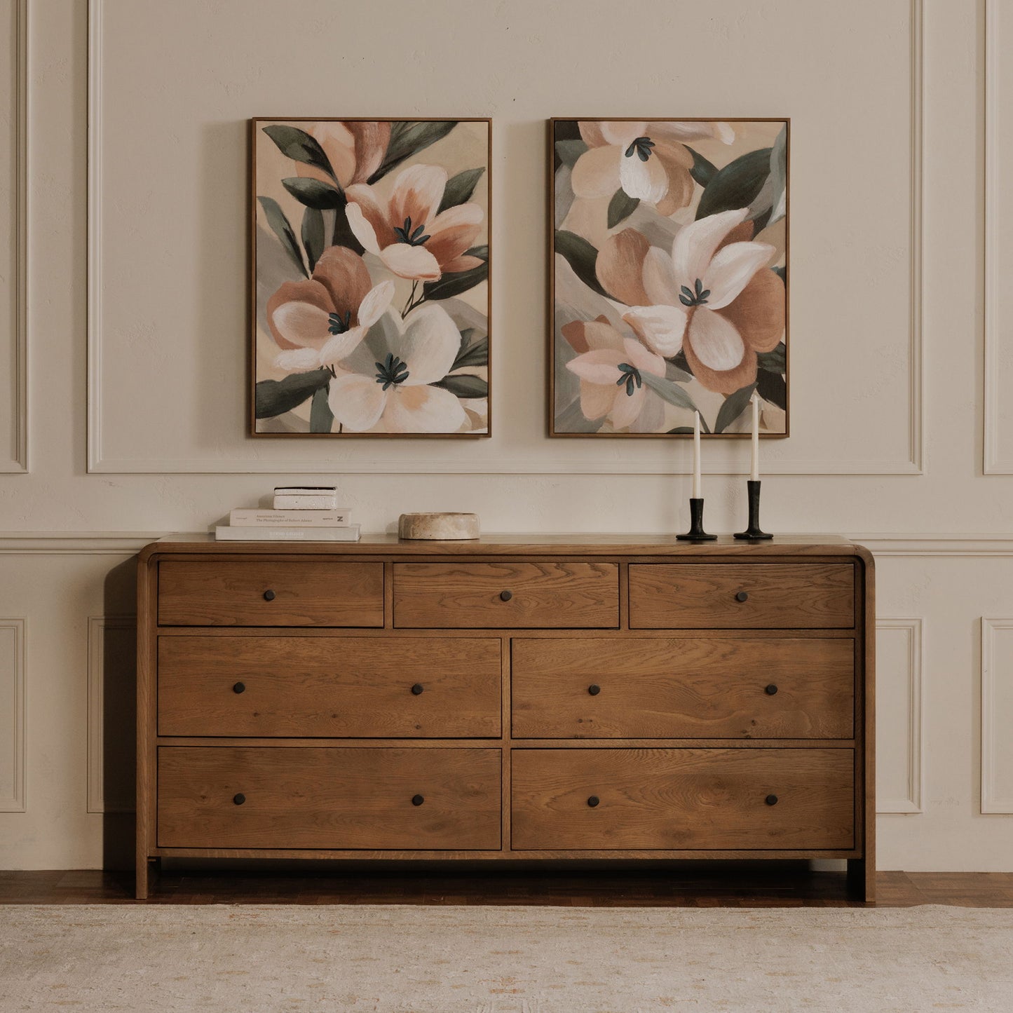 Riley - 7 Drawer Dresser - Oak