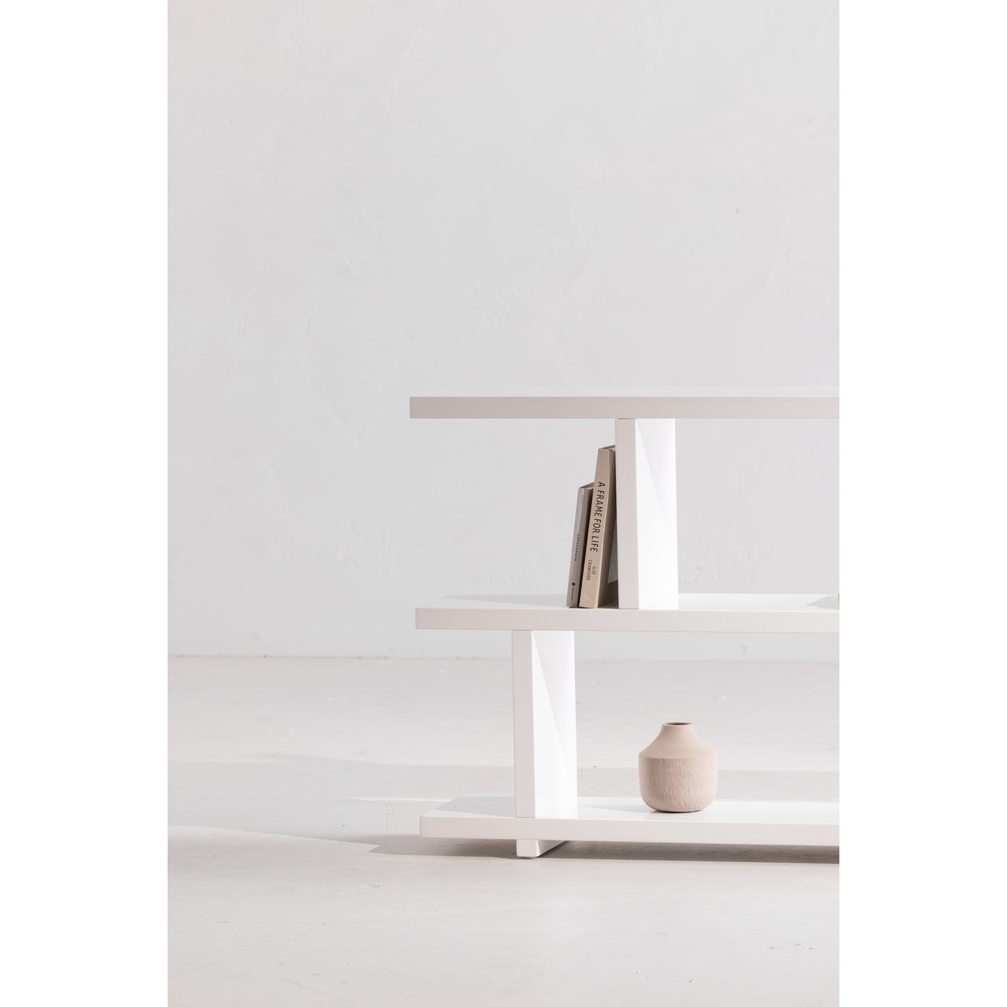 Miri - Small Shelf - White