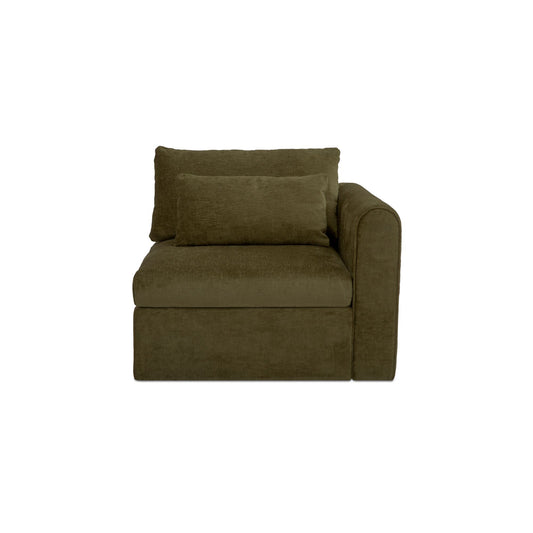 Swift - Right Arm Facing Chair - Dark Green