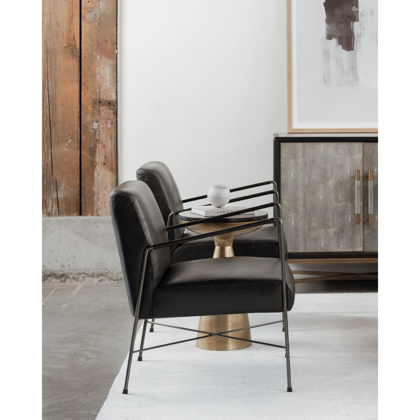 Font - Side Table - Brass