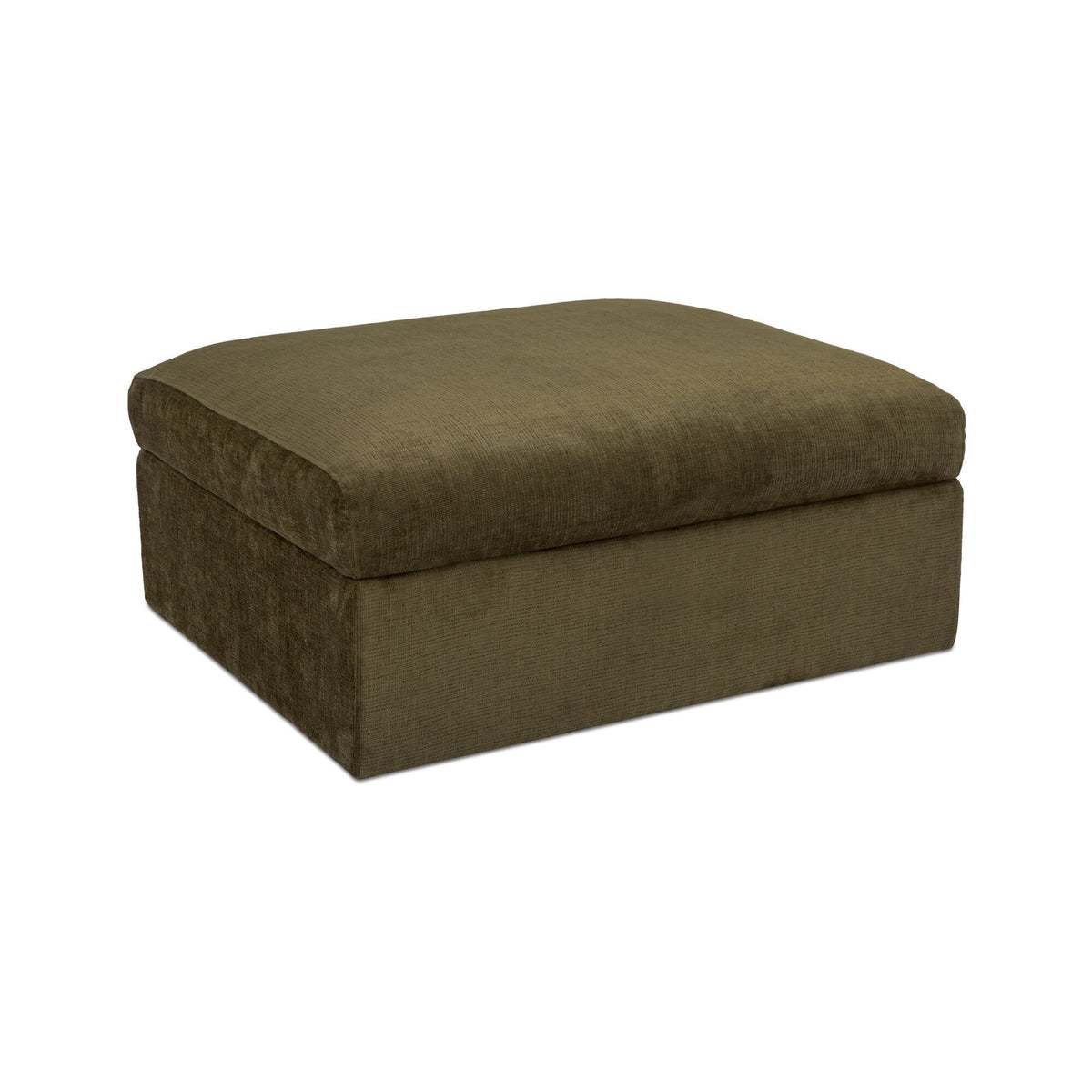 Swift - Storage Ottoman - Dark Green
