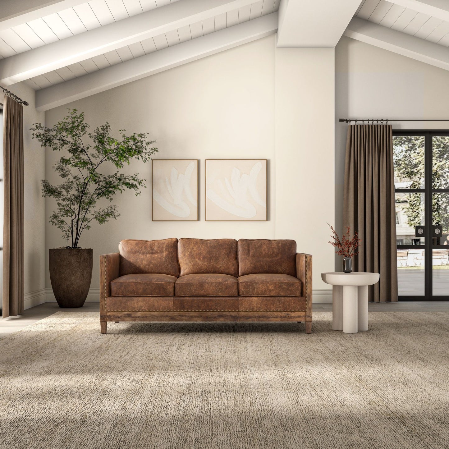 Darlington - Sofa - Light Brown