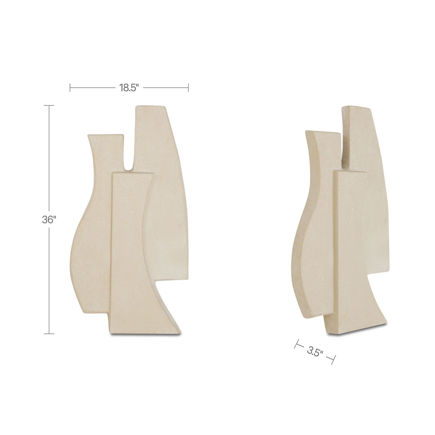Ola - Wall Sculpture - Beige