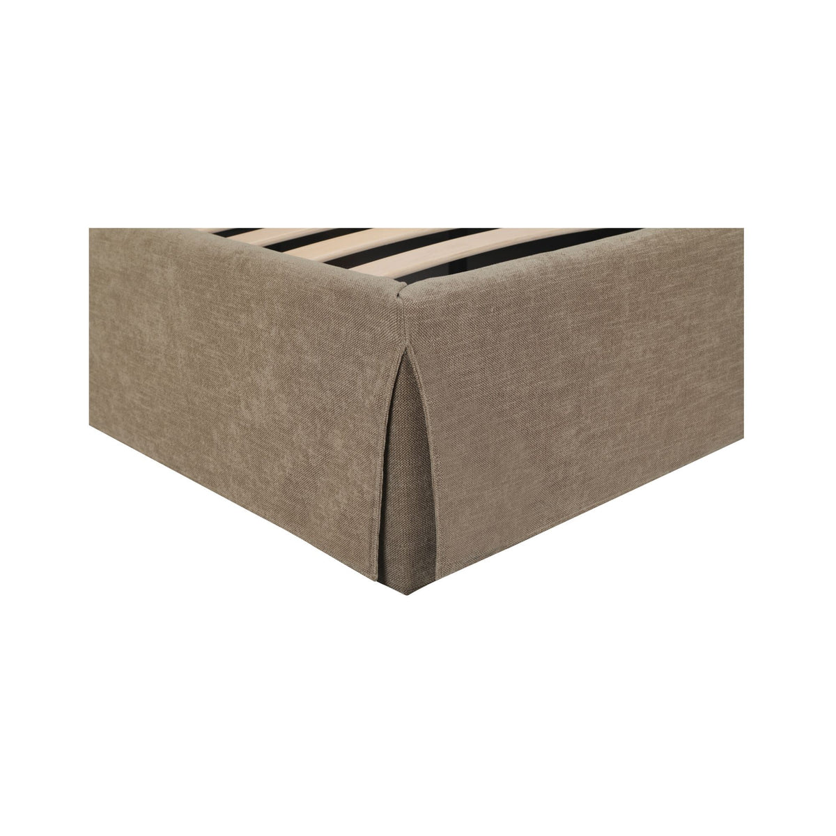 Joan - King Storage Bed - Light Taupe