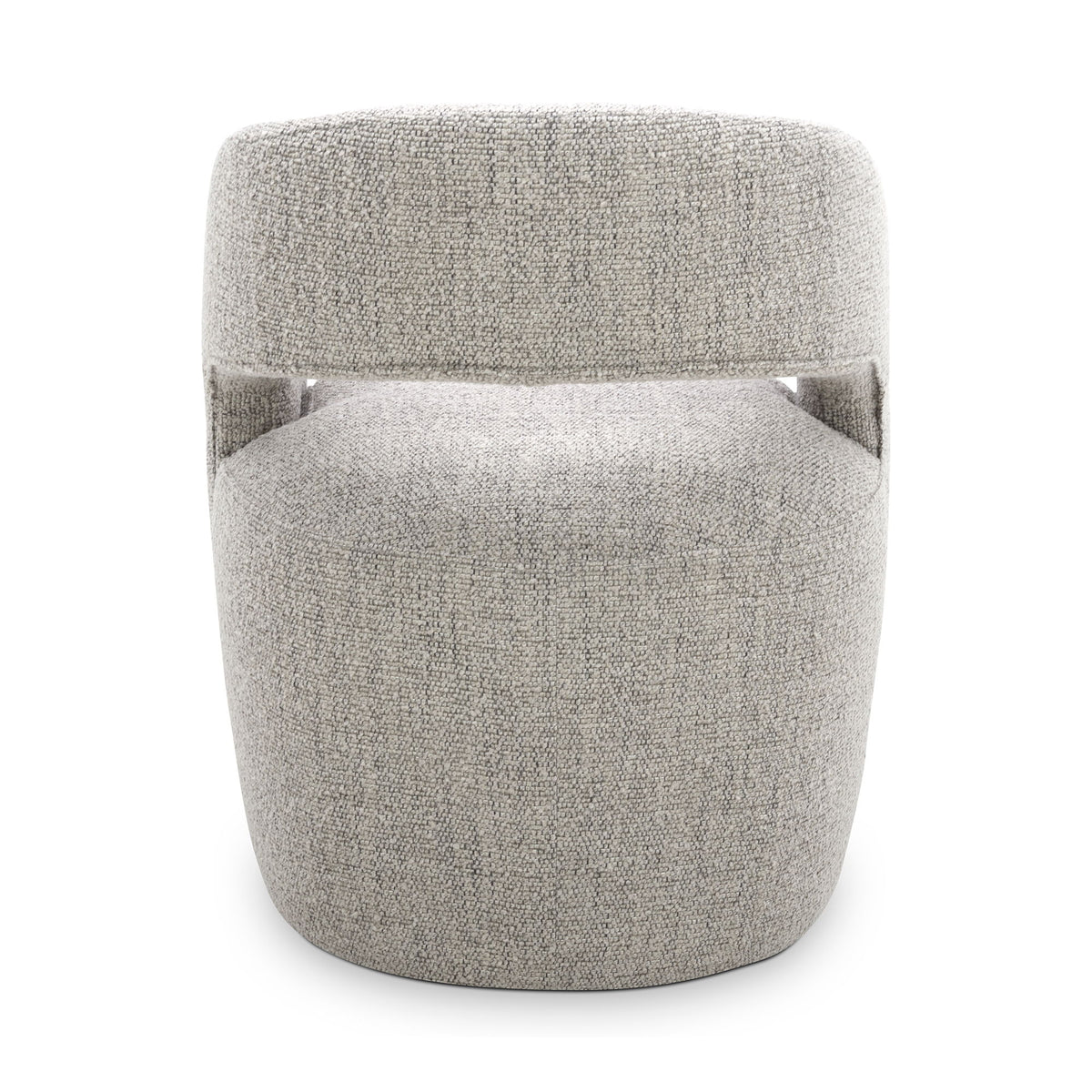 Barrow - Rolling Dining Room Chair - Gray Storm